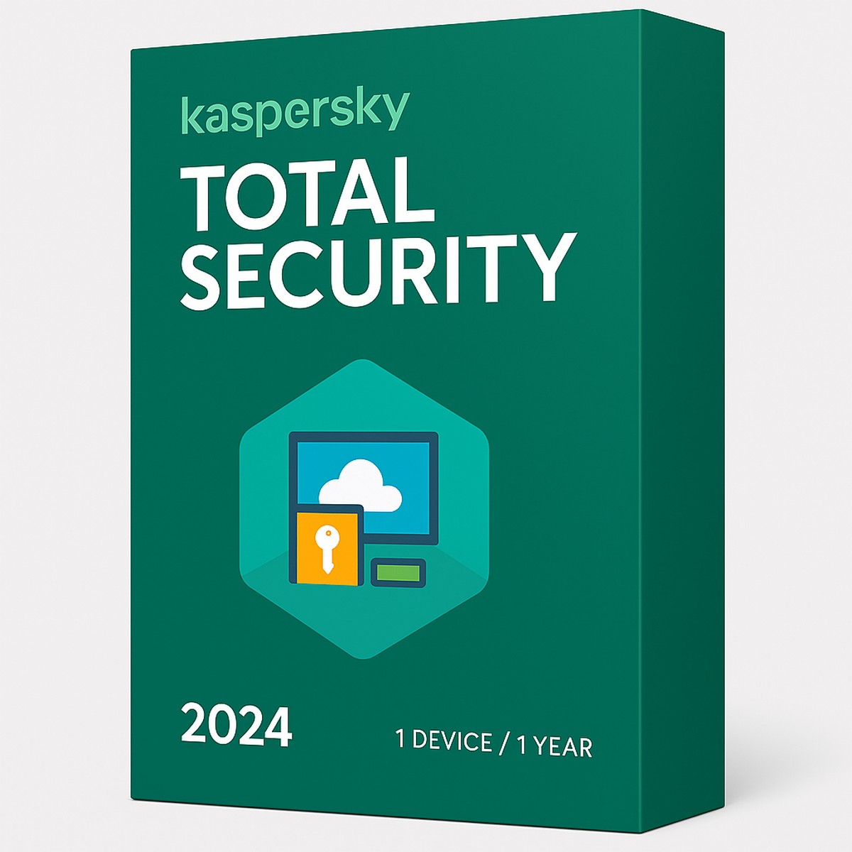 Kaspersky Total Security 2024 CD KEY - 1 PC / 1 An